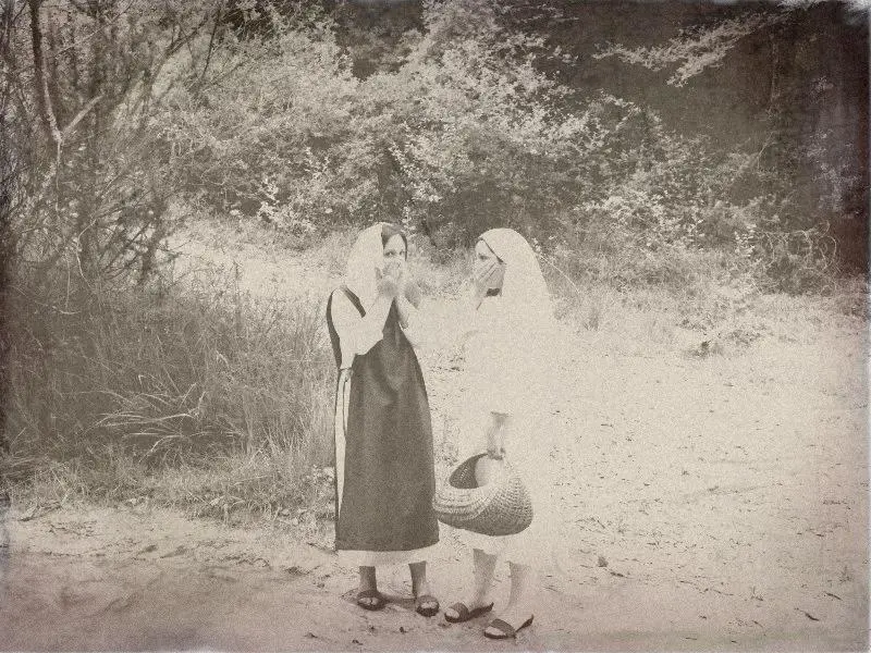 The women's dismay — historical reenactment