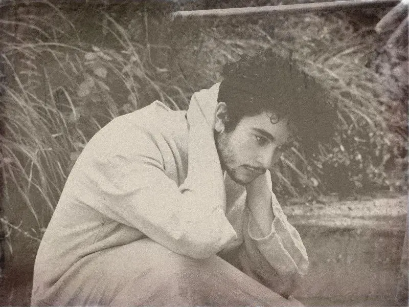 The despair of an innocent man — historical reenactment