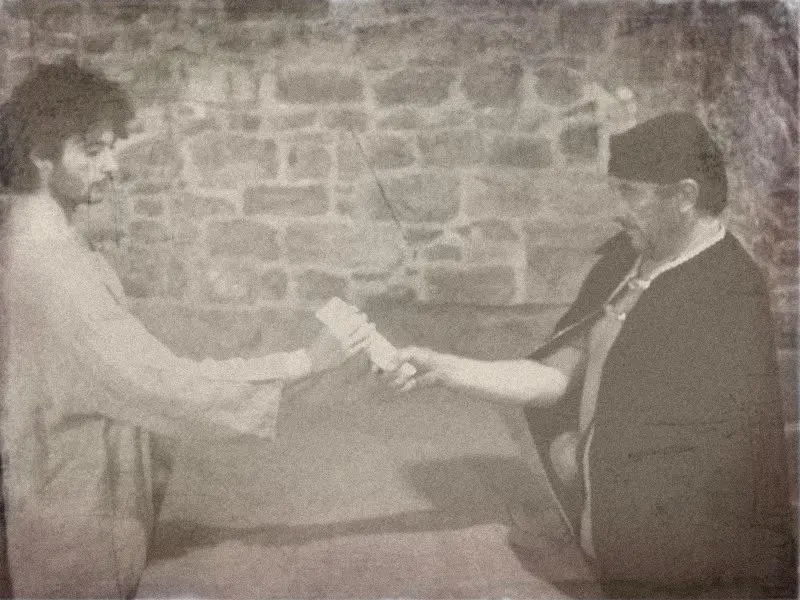 The Podestà delivers the document recognizing the miracle — historical reenactment