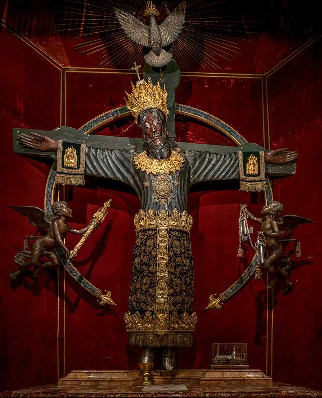 The Volto Santo, the sacred effigy kept in the Cathedral of San Martino in Lucca